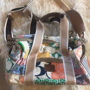 Authentic Coach patchwork bag